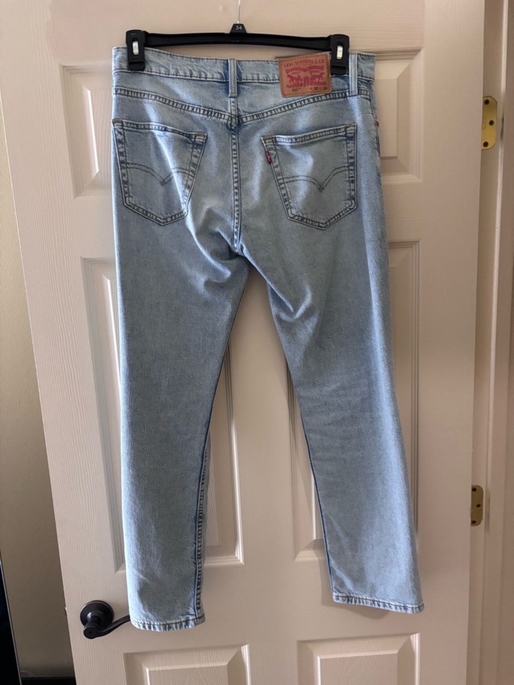 Levi's Light Wash Blue Denim Jeans
